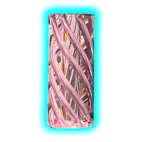 Glass Spiral Filter Pink 10mm
