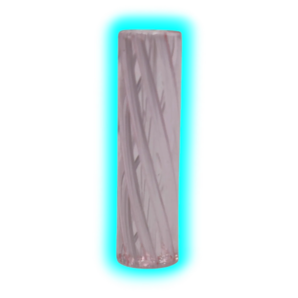 Glass Spiral Filter Pink 8mm (x3)