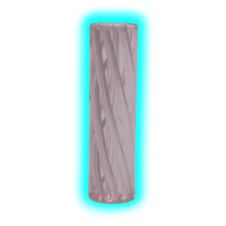 Glass Spiral Filter Pink 8mm (x3)