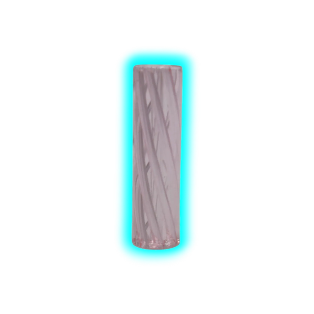 Glass Spiral Filter Pink 8mm (x3)