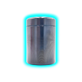 Glass Tip Bathcontainer Black