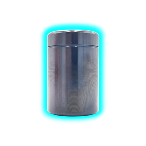 Glass Tip Bathcontainer Black