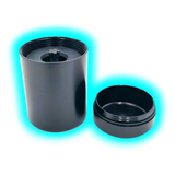 Glass Tip Bathcontainer Black