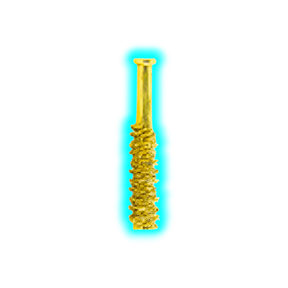 Gold Metal Sniffer Bat Stick 6cm
