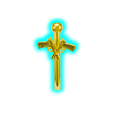 Gold Metal Sniffer Guns 6cm