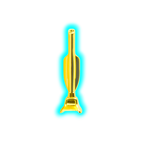 Gold Metal Sniffer Vacuum cleaner 6cm