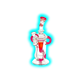 Grace Glass Recycle Bong Pink 24.5cm