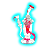 Grace Glass Recycle Bong Pink 24.5cm