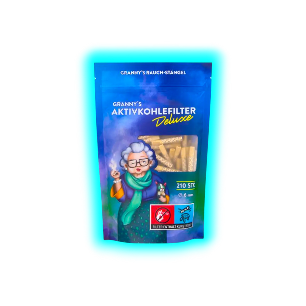 Grannys Aktivkohlefilter Deluxe 6mm 210pcs