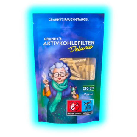 Grannys Aktivkohlefilter Deluxe 6mm 210pcs