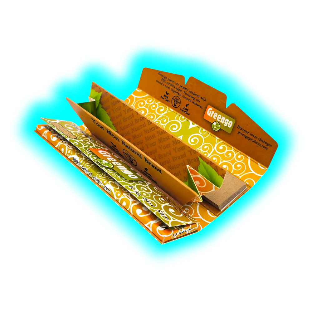 Greengo King Size Slim + Filter + Rollingtray Box