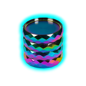 Grinder Crystal Rainbow Zinc 4er