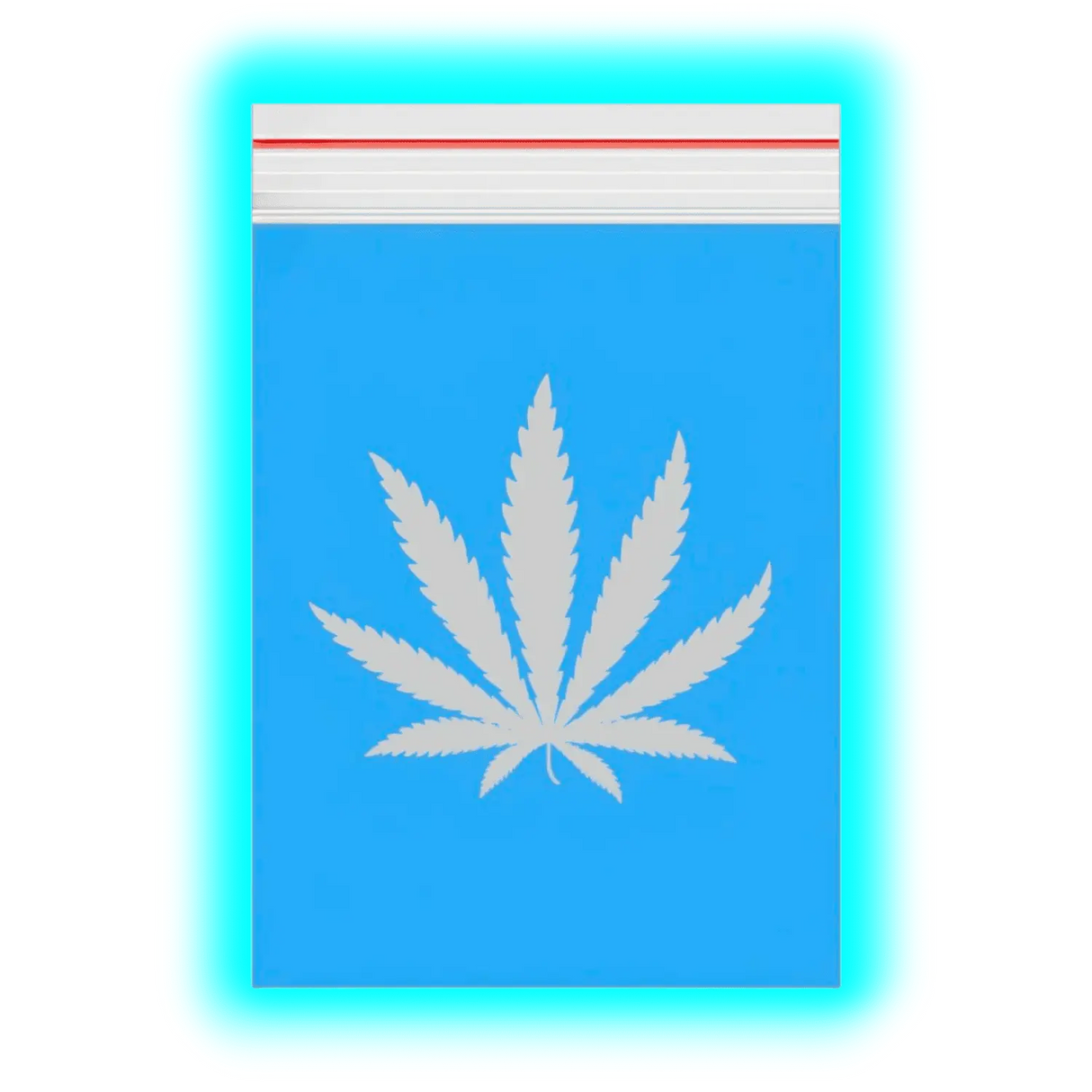 Grip Blue Logo Transparent 100pcs 60x80