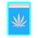 Grip Blue Logo Transparent 100pcs 60x80