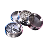 HAMMERCRAFT Topwinding Grinder L Silver 4parts 63mm in der Frontansicht