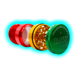HAMMERCRAFT X RAW Aluminium Grinder L Rasta 4parts 63mm
