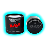 HAMMERCRAFT X RAW Aluminium Grinder M Black 4parts 55mm