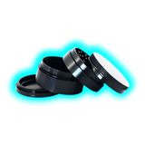 HAMMERCRAFT X RAW Aluminium Grinder M Black 4parts 55mm