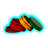 HAMMERCRAFT X RAW Aluminium Grinder M Rasta 4parts 55mm