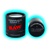 HAMMERCRAFT X RAW Aluminium Grinder S Black 4parts 50mm