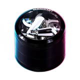 HAMMERCRAFT X RAW Aluminium Topwinding Grinder L Black 4parts 63mm