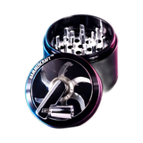 HAMMERCRAFT X RAW Aluminium Topwinding Grinder L Black 4parts 63mm