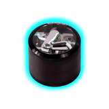 HAMMERCRAFT X RAW Aluminium Topwinding Grinder L Black 4parts 63mm