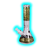 Handbemalte Glasbong Ice Steam Punk 1