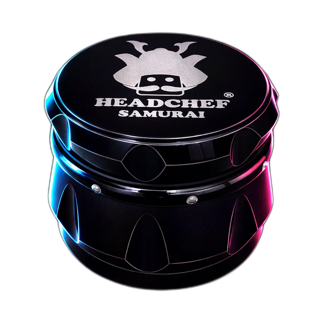 Headchef Iridescent Samurai Grinder Black Red 55mm