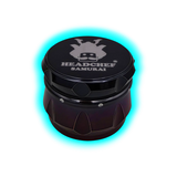 Headchef Iridescent Samurai Grinder Black Red 55mm