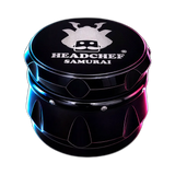 Headchef Iridescent Samurai Grinder Black Red 55mm