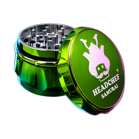 Headchef Iridescent Samurai Grinder Green Lime 55mm