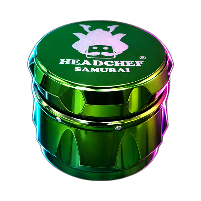 Headchef Iridescent Samurai Grinder Green Lime 55mm