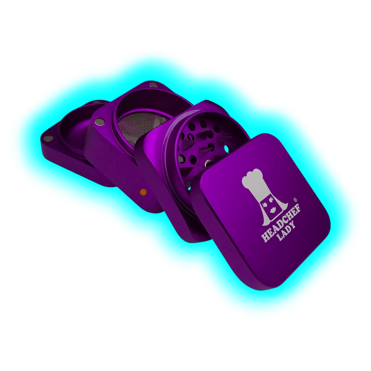 Headchef Lady Cube Grinder Purple