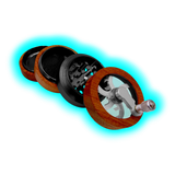 Headchef Woodsman Grinder Black 62mm