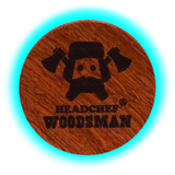 Headchef Woodsman Grinder Black 62mm