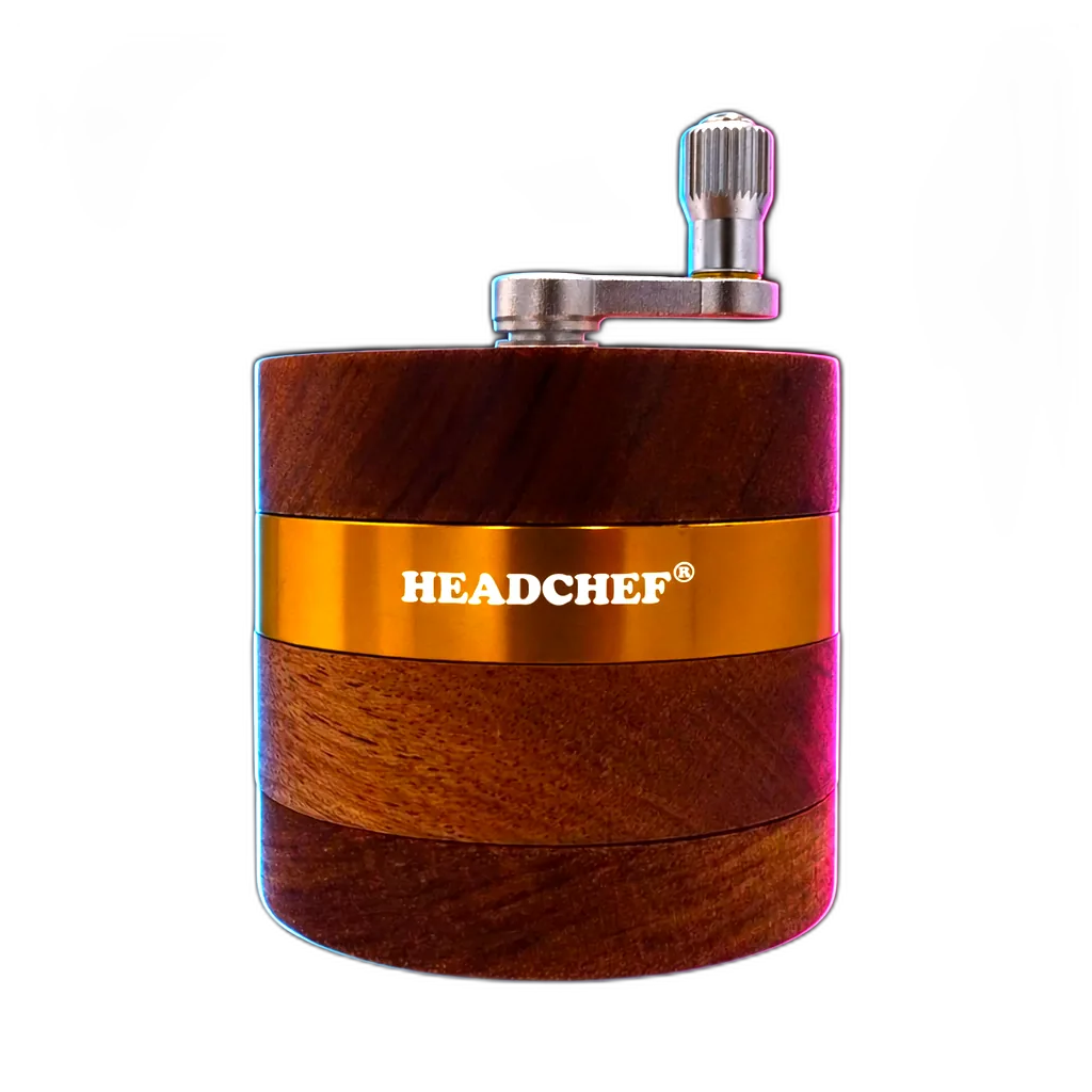 Headchef Woodsman Grinder Gold 62mm
