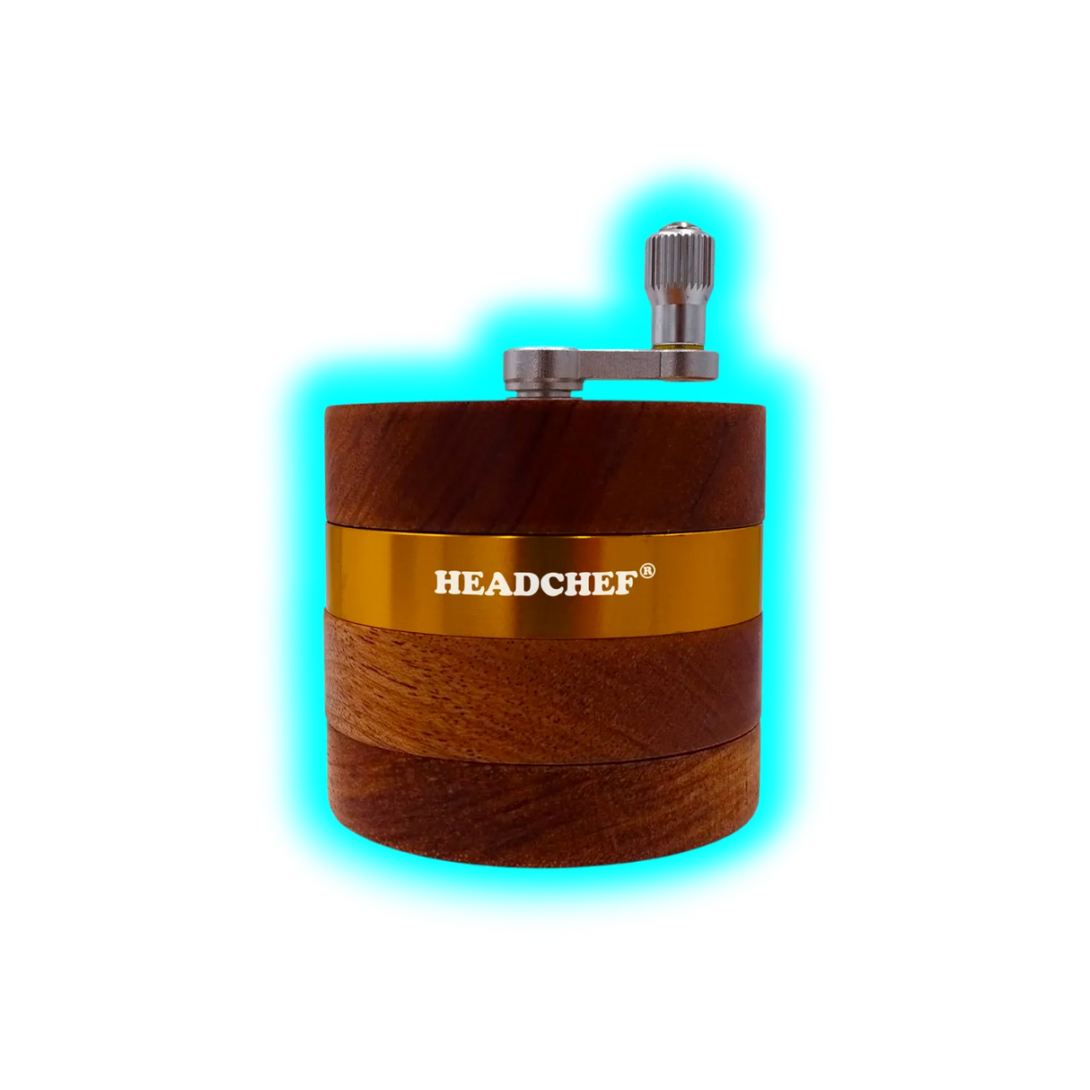 Headchef Woodsman Grinder Gold 62mm