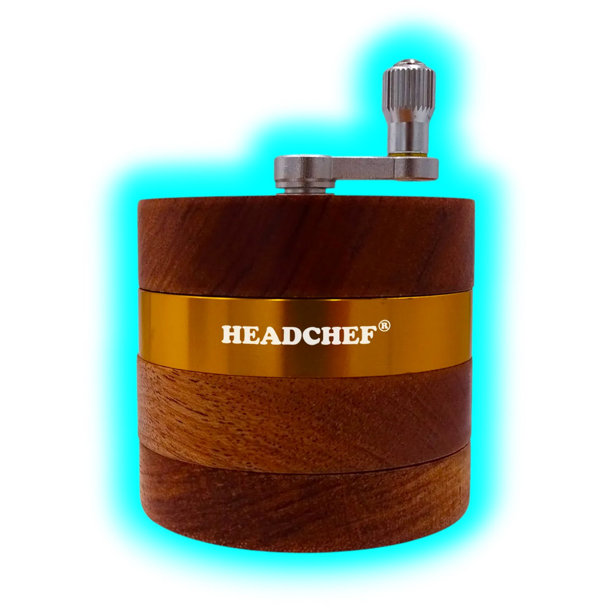 Headchef Woodsman Grinder Gold 62mm