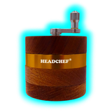 Headchef Woodsman Grinder Gold 62mm
