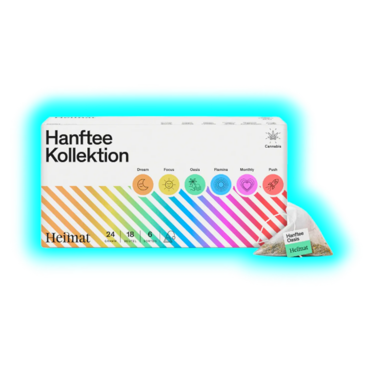 Heimat Hanftee Kolektion 6 Sorten