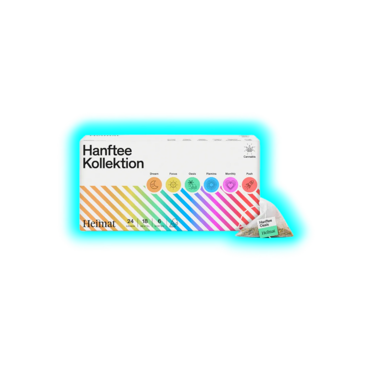 Heimat Hanftee Kolektion 6 Sorten