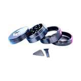 Hello Kitty Aluminium Grinder Black 4Parts 50mm in der Frontansicht