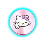 Hello Kitty Aluminium Grinder Peace Pink 2 Parts 50mm