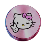 Hello Kitty Aluminium Grinder Peace Pink 4Parts 50mm