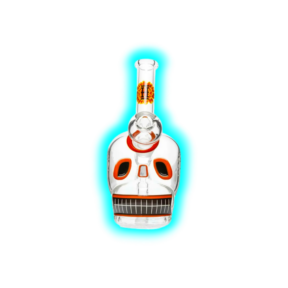 Hemper Bong Dia De Los Muertos Skull 15.5cm