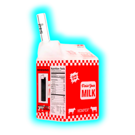 Hemper Bong Weedies Milk Carton 14cm