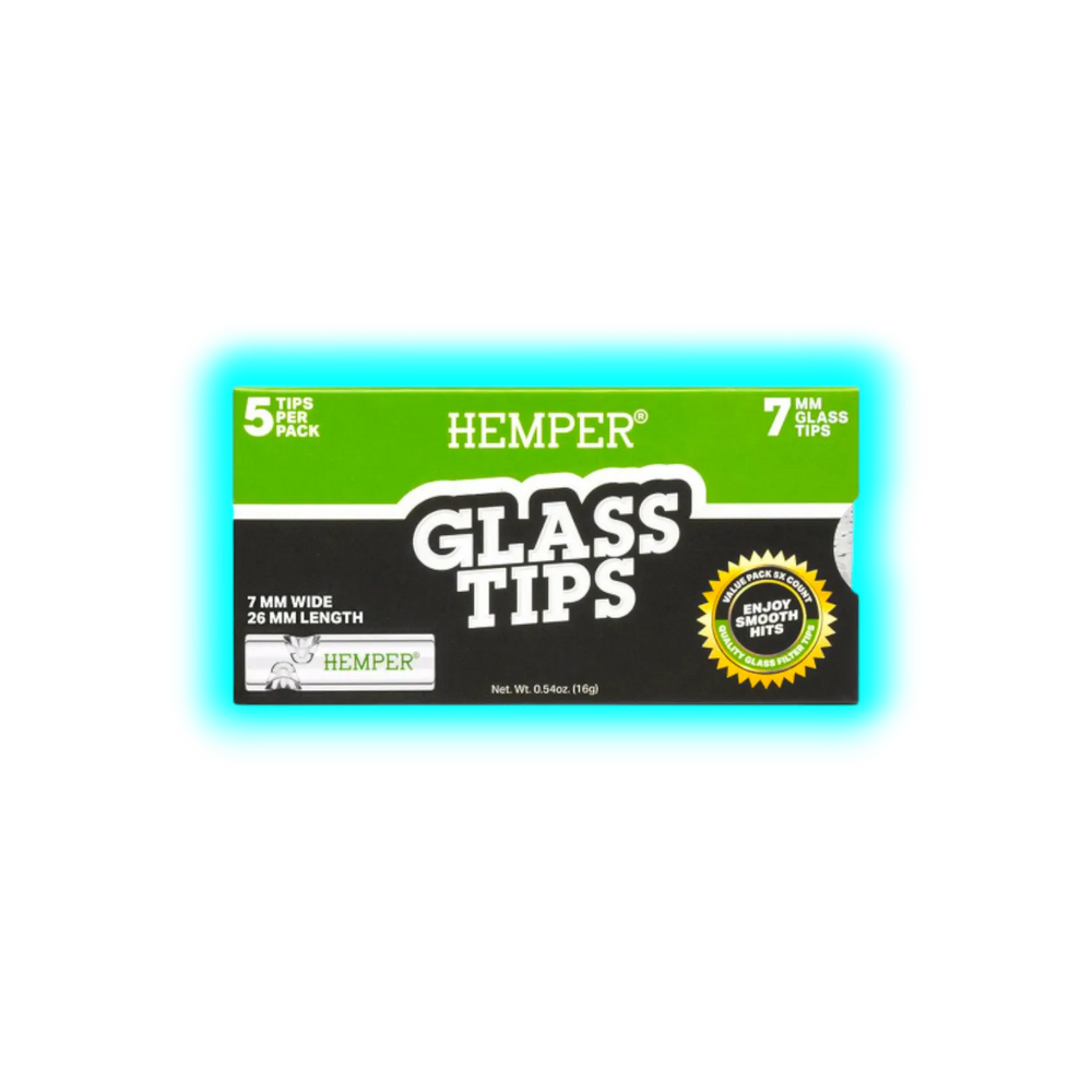 Hemper Glass Filter Tips 7mm 5pcs