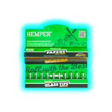 Hemper Papers and Glass Tips Combo Pack Brown