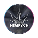 Hempy Aluminium Grinder Black 2 Parts 50mm
